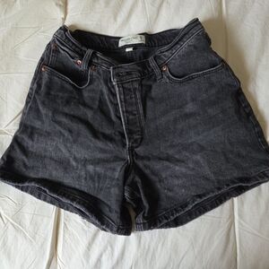 Abercrombie & Fitch Dark Gray Jean Shorts